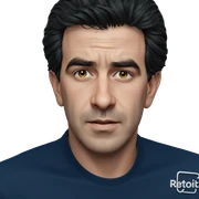 realistic portrait of a male sticker