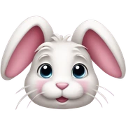 Sweet pink bunny sticker