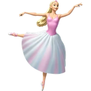 ballerina by the waterfall sticker