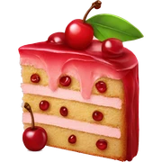 Cherry cake  sticker