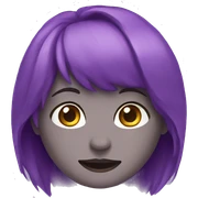 Purple ◢ sticker