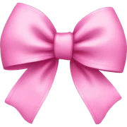 pink bow sticker