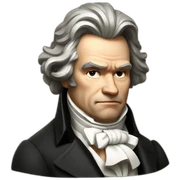 beethoven sticker