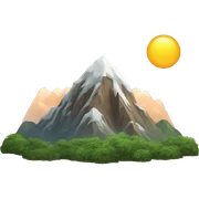 mountain sticker