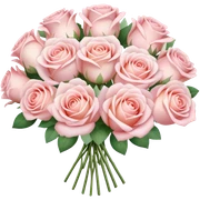 Light rose bouquet  sticker
