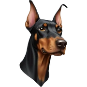 Dobermann  sticker