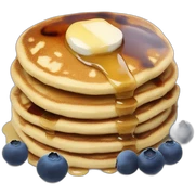 Blueberry pancakes  sticker