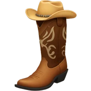 cowboy boot sticker