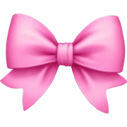 pink bow sticker