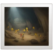 paintings in the caves sticker