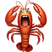 lobster screaming sticker