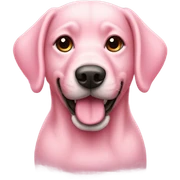 Dog pink  sticker