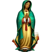 Lady Guadalupe  sticker