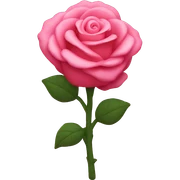 Rose toy sticker