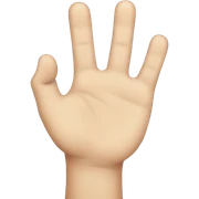  hand on forhead  sticker