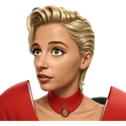 blonde girl portrait realism sticker