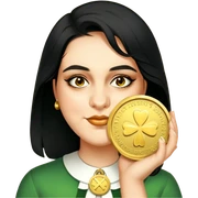 Golden Token sticker