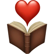 Read heart  sticker
