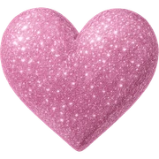 girly sparkling object, pink, shiny, glittery, no background sticker