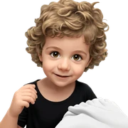 smiling girl in black shirt sticker