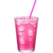 A pink drink sticker