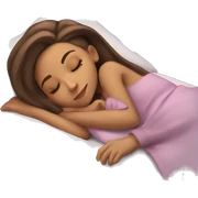 Ariana Grande sleeping sticker