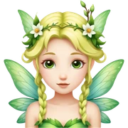 Spring fairy sticker