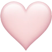 Pale pink heart sticker