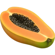 Papaya uncut sticker