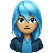 blue crysta sticker