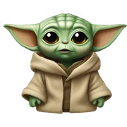 Baby yoda sticker