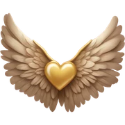Heart with wings  sticker