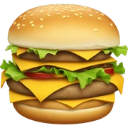 Cheeseburger sticker