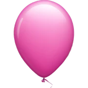Pink balloon  sticker