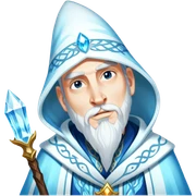 Frost wizard sticker