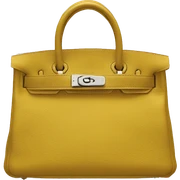 Hermès yellow bag sticker