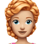 Beautiful Barbie ginger fair skin sticker