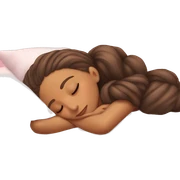 Ariana Grande sleeping sticker