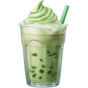 Iced matcha latte  sticker