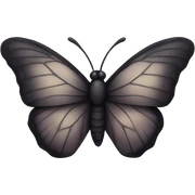 dark butterfly  sticker