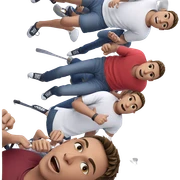 boys in casual outfits sticker