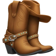 Cowgirl boots sticker