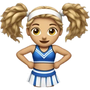 cheerleader sticker