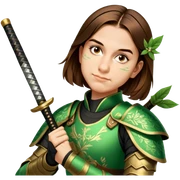 Emerald Samurai sticker