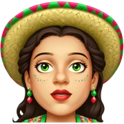 Fiestero with Sombrero sticker