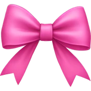 pink bow  sticker