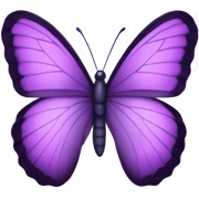 purple butterfly sticker