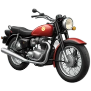 classic motorcycle sticker
