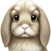 Bunny holland lop sticker