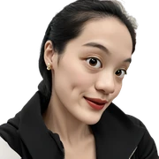 elegant solo portrait with earrings sticker